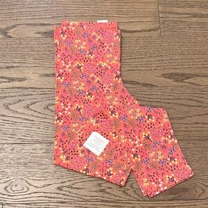 NWT Old Navy Kids Floral Leggings - Pink and Yellow